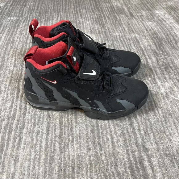 Nike Air DT Max '96 Shoes Mens Size 10 Black Anthracite Deion Sanders HQ3620-010 - Picture 1 of 11